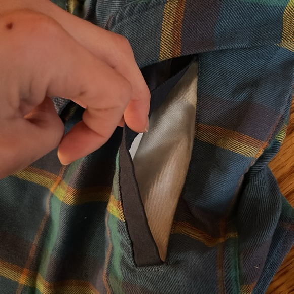 NWT L.L. Bean youth size M (10-12) plaid flannel shirt / light jacket - Picture 7 of 10